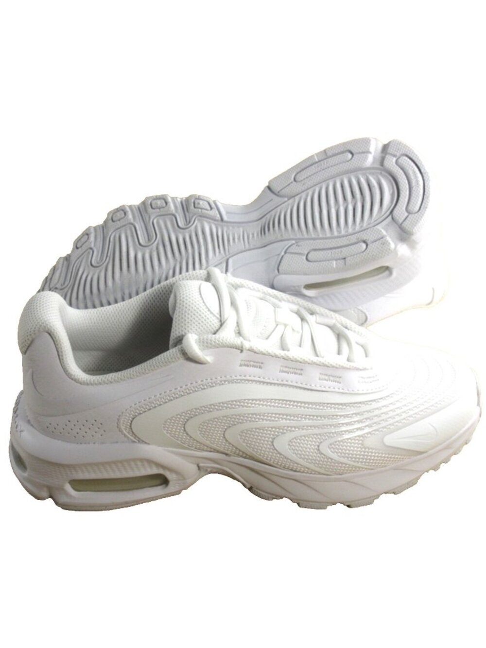 Women's Nike Air Max Fire Running Training Shoes Double White Black Size 8.5 NIB
